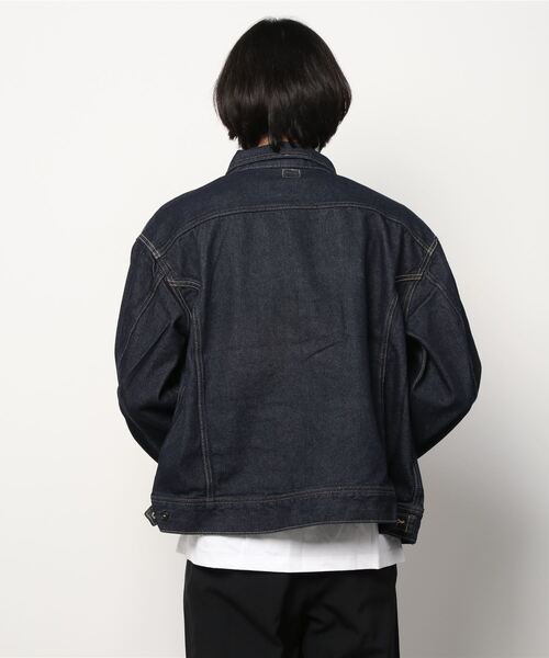 Lee（リー）の「Lee/リー オーバーサイズ デニム＆ツイル Gジャン 