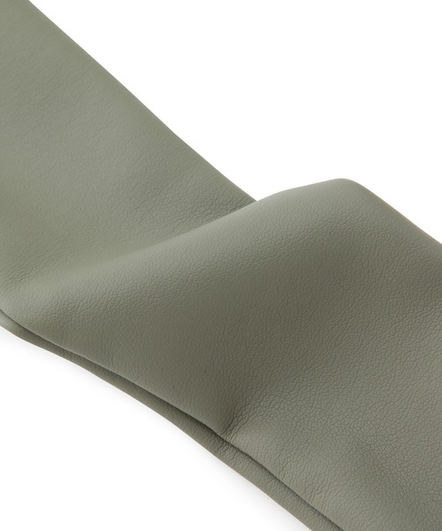 ROPE' PICNIC（ロペピクニック）の「リング付きフェイクレザーマルチスカーフ（バンダナ/スカーフ・レディース・キャメル/グリーン系その他2・FREE）」の5枚目の写真