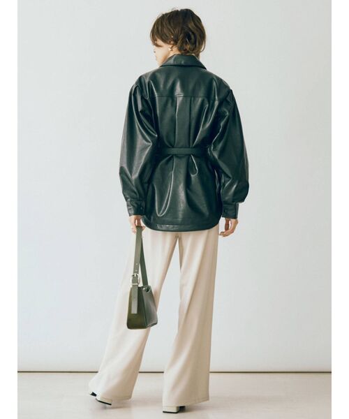 EVRIS（エヴリス）の「ジョーゼットワイドパンツ（その他パンツ・レディース・ブラック/オレンジ/アイボリー・SMALL/MEDIUM）」の16枚目の写真