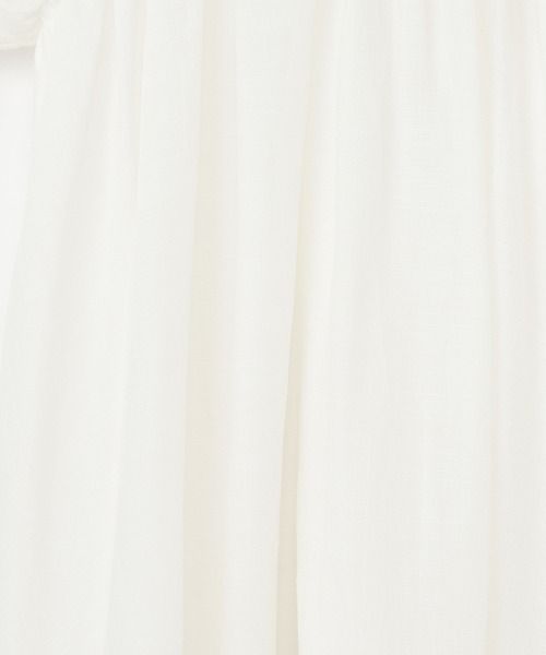 Heather(ヘザー)の「Vネックフロントフリルブラウス 217852(シャツ/ブラウス・レディース・ホワイト/イエロー系/ブラック・FREE)」の9枚目の写真