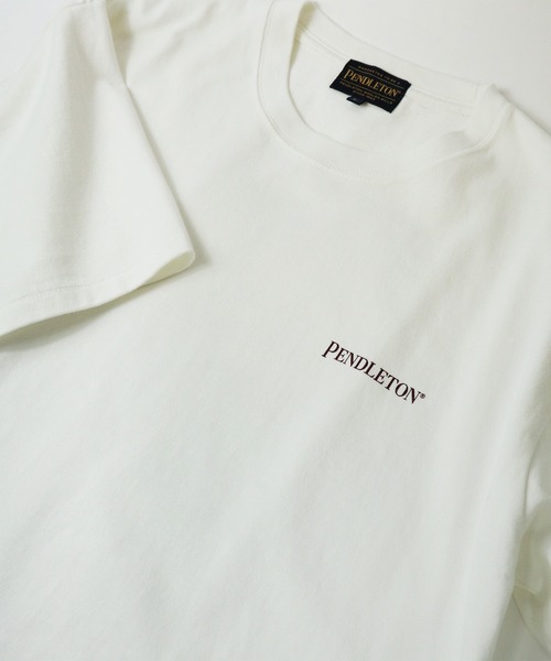 PENDLETON（ペンドルトン）の「【 PENDLETON / ペンドルトン 】 UNISEX HARDING T-shirt  ハーディング ユニセックス 半袖Tシャツ バックプリント MNY（Tシャツ/カットソー・メンズ・ベージュ/ホワイト/グレイッシュベージュ/ブラック・L/M/XL）」の15枚目の写真