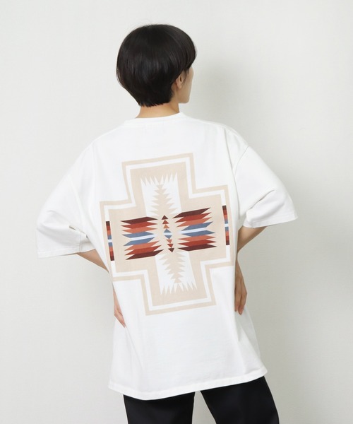 PENDLETON（ペンドルトン）の「【 PENDLETON / ペンドルトン 】 UNISEX HARDING T-shirt  ハーディング ユニセックス 半袖Tシャツ バックプリント MNY（Tシャツ/カットソー・メンズ・ベージュ/ホワイト/グレイッシュベージュ/ブラック・L/M/XL）」の12枚目の写真