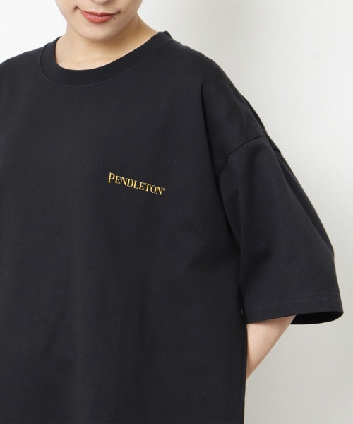 PENDLETON（ペンドルトン）の「【 PENDLETON / ペンドルトン 】 UNISEX HARDING T-shirt  ハーディング ユニセックス 半袖Tシャツ バックプリント MNY（Tシャツ/カットソー・メンズ・ベージュ/ホワイト/グレイッシュベージュ/ブラック・L/M/XL）」の8枚目の写真