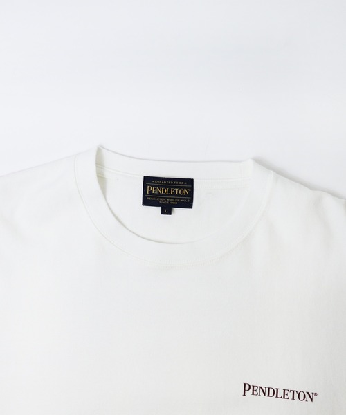 PENDLETON（ペンドルトン）の「【 PENDLETON / ペンドルトン 】 UNISEX HARDING T-shirt  ハーディング ユニセックス 半袖Tシャツ バックプリント MNY（Tシャツ/カットソー・メンズ・ベージュ/ホワイト/グレイッシュベージュ/ブラック・L/M/XL）」の9枚目の写真