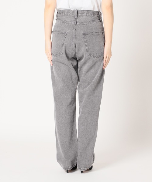 SLOBE IENA（スローブイエナ）の「LE DENIM ダメージパンツ【洗濯機使用可能】◆（デニムパンツ・レディース・グレー系その他/サックスブルー・36/38/40）」の3枚目の写真