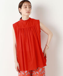 ミラクルウェーブスタンドフリル2WAYブラウス