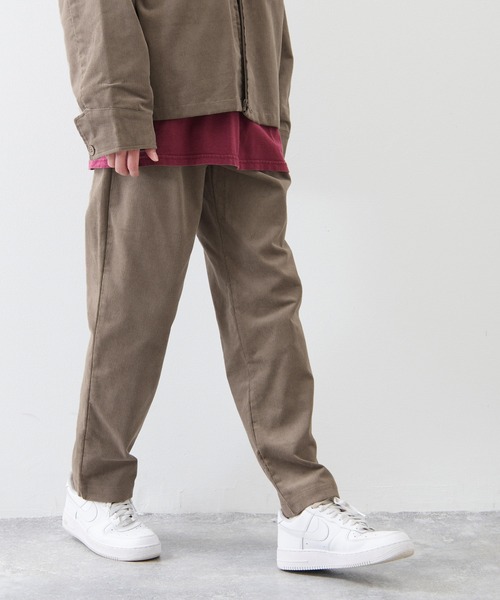 Kappa(カッパ)の「kappa / カッパ 別注 コーデュロイジップブルゾンセットアップ ( オーバーサイズ ダブルポケット ジップアップブルゾン + タックワイドイージーテーパードパンツ )(セットアップ・メンズ・グレイッシュベージュ/ブルーグレー/ブラウン/ダークネイビー/ブラック/アイボリー・M/L)」の16枚目の写真