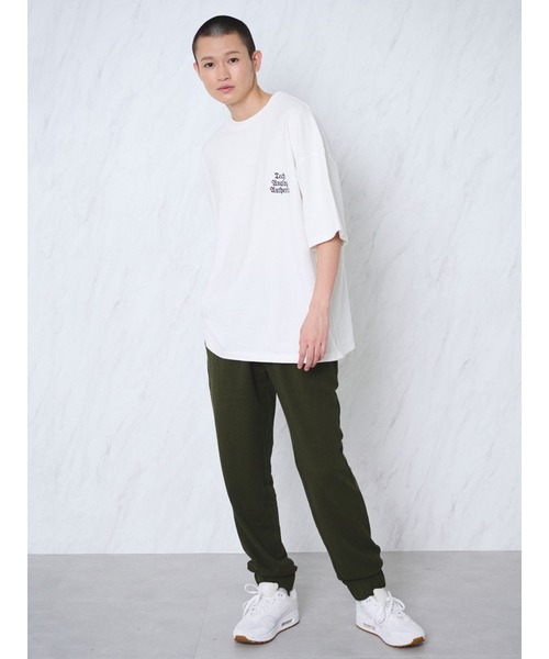 COTORICA（コトリカ）の「エンブロイダリースーパールーズT（Tシャツ/カットソー・メンズ・オフホワイト/マスタード/ブラック・LARGE/MEDIUM）」の20枚目の写真