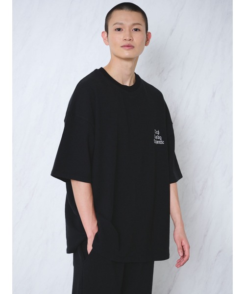 COTORICA（コトリカ）の「エンブロイダリースーパールーズT（Tシャツ/カットソー・メンズ・オフホワイト/マスタード/ブラック・LARGE/MEDIUM）」の21枚目の写真