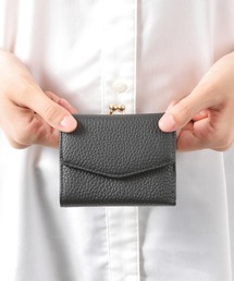 MURA（ムラ）の「シュリンクレザー がま口 ボックス型コイン収納 三つ折り ミニ財布（財布）」