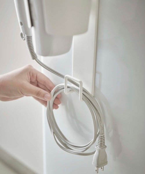 tower（タワー）の「tower（タワー）マグネットドライヤーホルダー（バス/トイレグッズ・レディース・ホワイト/ブラック・ONE SIZE）」の6枚目の写真