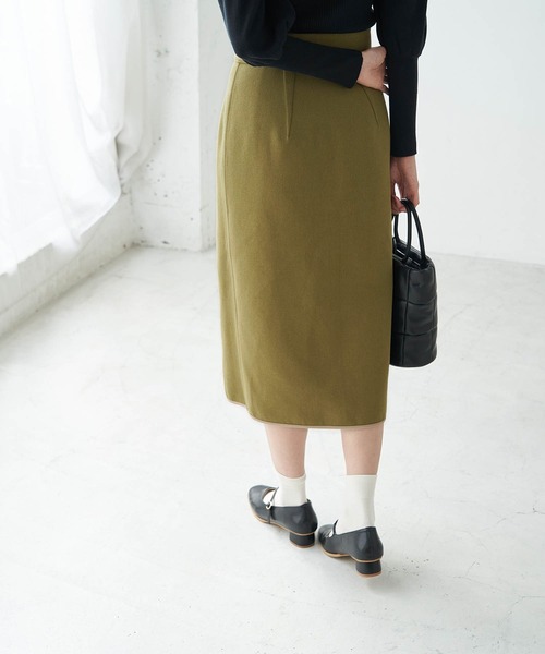 ROPE' PICNIC（ロペピクニック）の「チェックリバーシブルスカート（スカート・レディース・ブラック/ブラウン系その他3/カーキ・36/38/40）」の9枚目の写真