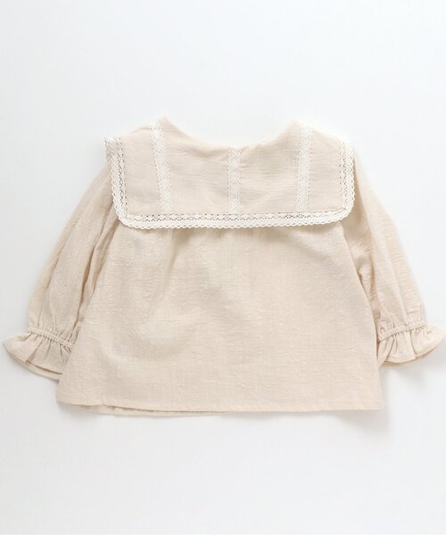 BREEZE（ブリーズ）の「スクエアカラーレースブラウス（シャツ/ブラウス・キッズ・アイボリー/オリーブ・110/120/80/90/140/130/100）」の4枚目の写真