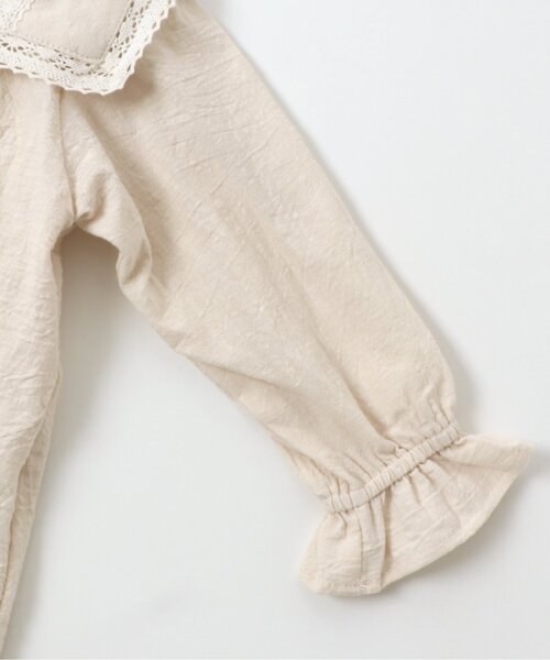 BREEZE（ブリーズ）の「スクエアカラーレースブラウス（シャツ/ブラウス・キッズ・アイボリー/オリーブ・110/120/80/90/140/130/100）」の6枚目の写真