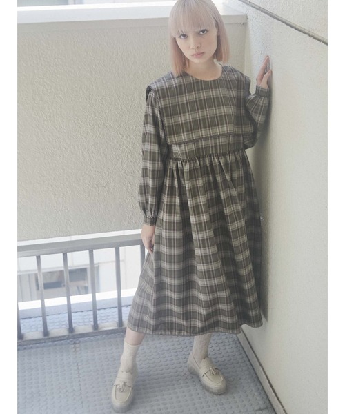 merry jenny（メリージェニー）の「セーラーチェックワンピース（ワンピース・レディース・レッド/イエロー/グリーン・FREE）」の10枚目の写真