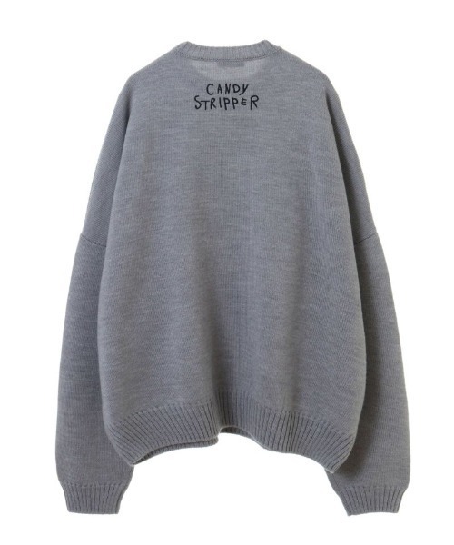 Candy Stripper（キャンディストリッパー）の「BELOVED PEPE ニット（ニット/セーター・レディース・グレー/ブラック・2）」の9枚目の写真