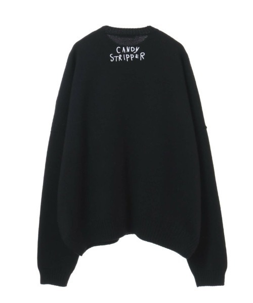 Candy Stripper（キャンディストリッパー）の「BELOVED PEPE ニット（ニット/セーター・レディース・グレー/ブラック・2）」の11枚目の写真
