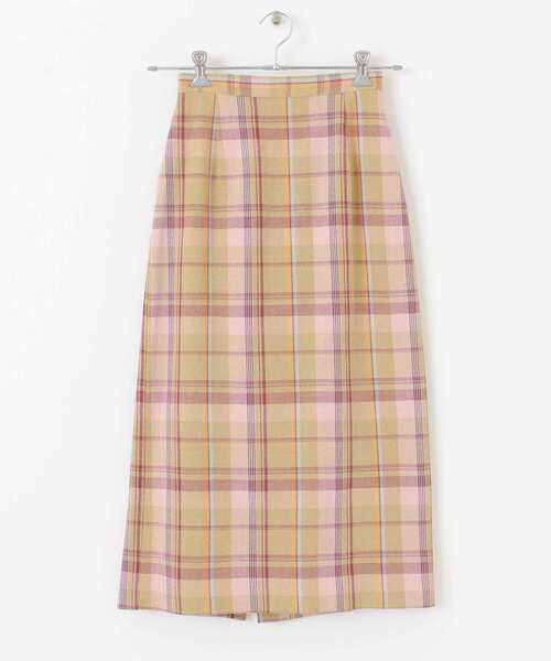 KBF（ケイビーエフ）の「チェックIラインミディスカート（スカート・レディース・ブルー系その他/イエロー系その他/ベージュ系その他・ONE）」の16枚目の写真