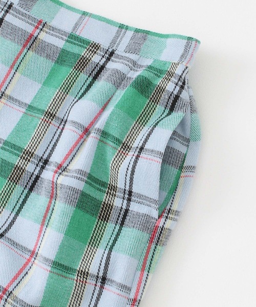 KBF（ケイビーエフ）の「チェックIラインミディスカート（スカート・レディース・ブルー系その他/イエロー系その他/ベージュ系その他・ONE）」の13枚目の写真