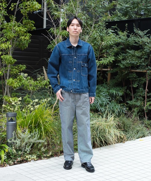 OMNIGOD mens / オムニゴッド] ヒッコリーストライプ PWイージーパンツ