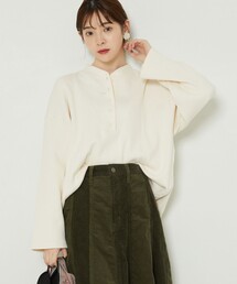 FREAK'S STORE | ヴィンテージハニカムヘンリーネックトップス(Tシャツ/カットソー)