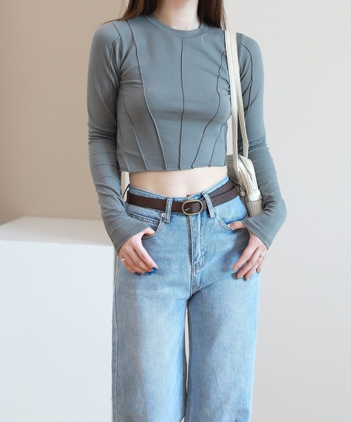 by muni:r(バイ ムニール)の「バックルスクエアミニショルダーバッグ(ショルダーバッグ・レディース・ブラック/ブラウン/アイボリー・ONE SIZE)」の5枚目の写真