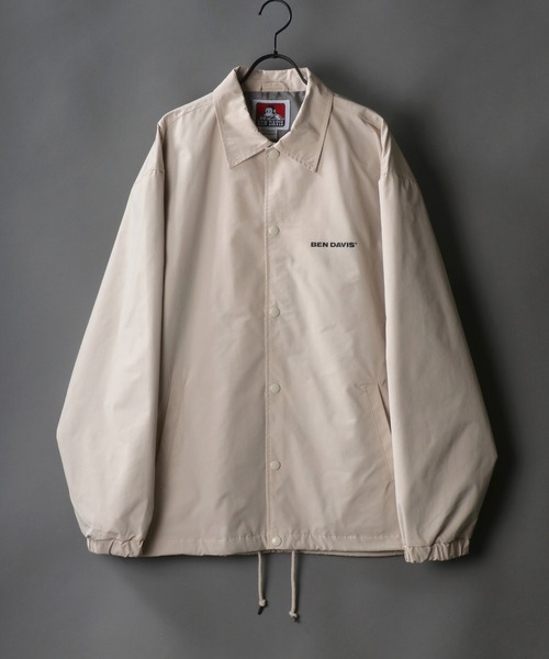 BEN DAVIS（ベンデイビス）の「【BEN DAVIS】Print Coach jacket/ベンデイビス プリント コーチジャケット（ナイロンジャケット・メンズ・ライトグレー/ブラック/ネイビー/グリーン・M/L/XL）」の13枚目の写真