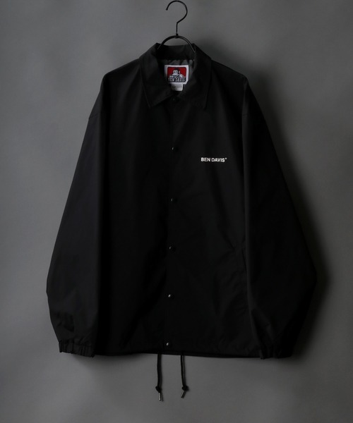 BEN DAVIS（ベンデイビス）の「【BEN DAVIS】Print Coach jacket/ベンデイビス プリント コーチジャケット（ナイロンジャケット・メンズ・ライトグレー/ブラック/ネイビー/グリーン・M/L/XL）」の12枚目の写真