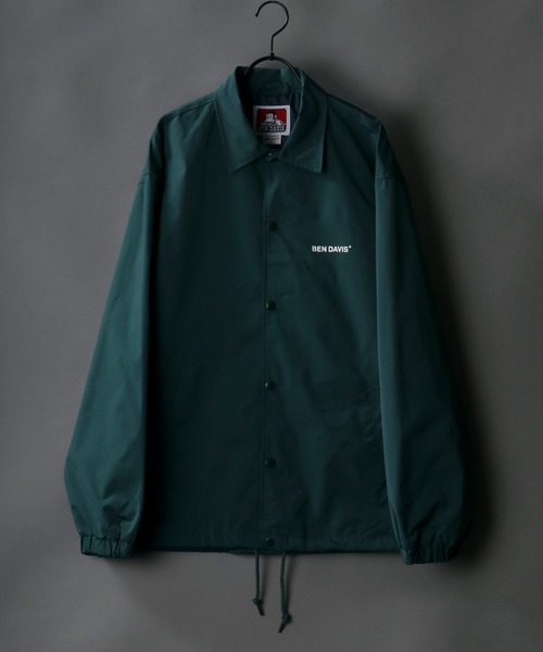 BEN DAVIS（ベンデイビス）の「【BEN DAVIS】Print Coach jacket/ベンデイビス プリント コーチジャケット（ナイロンジャケット・メンズ・ライトグレー/ブラック/ネイビー/グリーン・M/L/XL）」の14枚目の写真