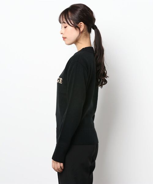 LILY BROWN（リリーブラウン）の「バリエーションロゴニット（ニット