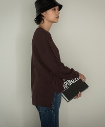 【socolla】2WAYワッフルポンチョプルオーバー