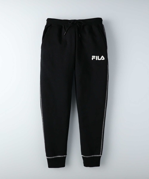 FILA(フィラ)の「【FILA】あったか配色ステッチパンツ(その他パンツ・レディース・ブルー/ブラック/オフホワイト・L/M)」の9枚目の写真