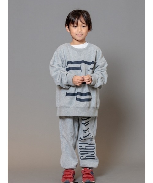 GAP(ギャップ)の「カーボナイズドフリース レインボー GAPロゴ ジョガーパンツ (キッズ)(スウェットパンツ・キッズ・ブラック/ネイビー/グレー・S/M/L/XL/XS/XXL)」の11枚目の写真
