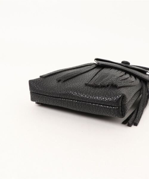 DouDou（ドゥドゥ）の「【WEB限定】フリンジディティールスマホショルダー（ショルダーバッグ・レディース・ブラック/ベージュ/グリーン・FREE）」の7枚目の写真