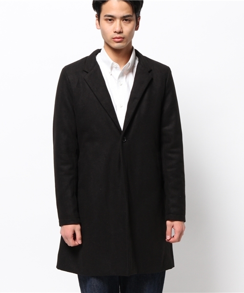 OUTLET(アウトレット)の「【Ciaopanic】MELTONチェスター(チェスターコート・メンズ・キャメル/ネイビー/ブラック・SMALL/LARGE/MEDIUM)」の4枚目の写真