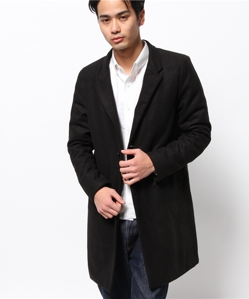 OUTLET(アウトレット)の「【Ciaopanic】MELTONチェスター(チェスターコート・メンズ・キャメル/ネイビー/ブラック・SMALL/LARGE/MEDIUM)」の7枚目の写真