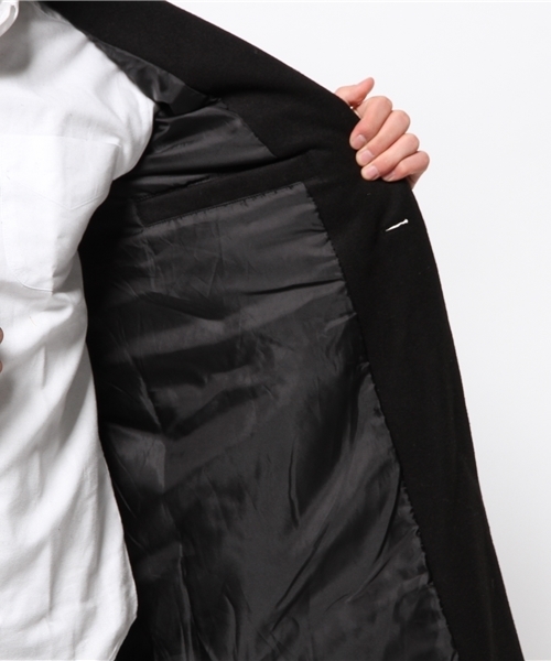 OUTLET(アウトレット)の「【Ciaopanic】MELTONチェスター(チェスターコート・メンズ・キャメル/ネイビー/ブラック・SMALL/LARGE/MEDIUM)」の12枚目の写真
