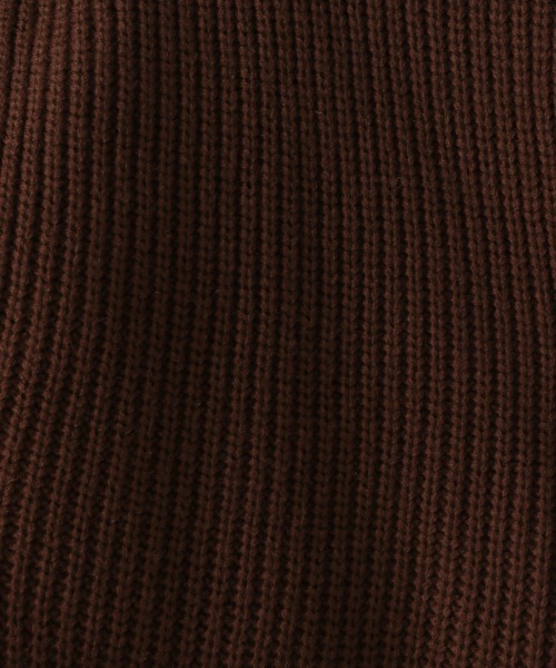 LOWRYS FARM（ローリーズファーム）の「アゼスキッパープルオーバーＬＳ　255515（ニット/セーター・レディース・アイボリー/ダークブラウン/グリーン・FREE）」の7枚目の写真