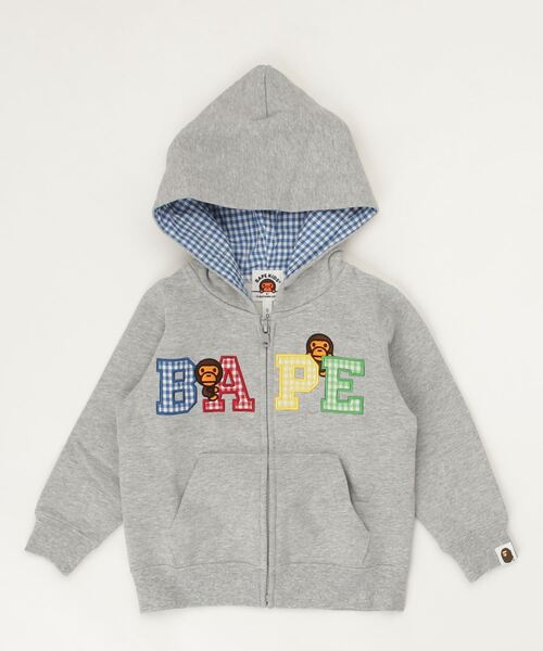 MILO GINGHAM CHECK ZIP HOODIE K