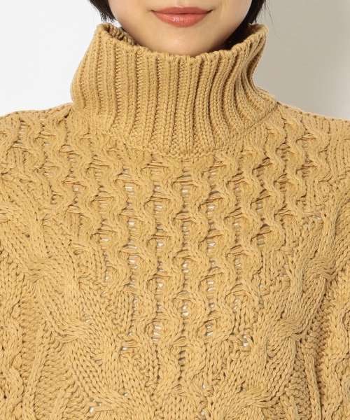 AULA AILA（アウラアイラ）の「AULA AILA（アウラ アイラ）別注ニットベスト（ベスト・レディース・ベージュ/レッド・0）」の5枚目の写真