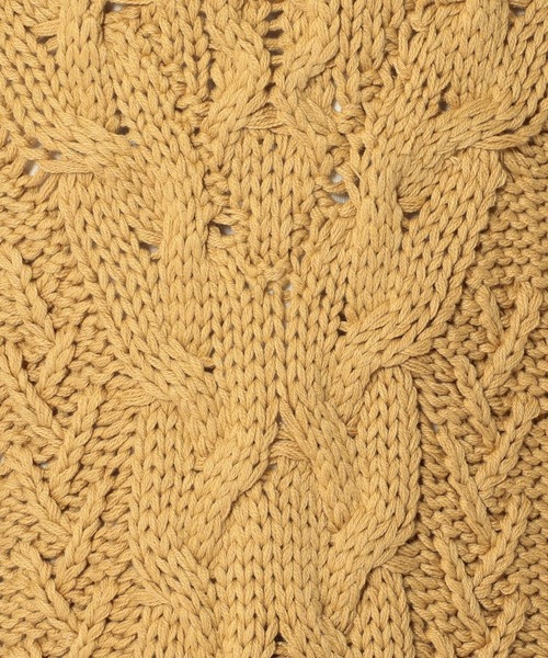 AULA AILA（アウラアイラ）の「AULA AILA（アウラ アイラ）別注ニットベスト（ベスト・レディース・ベージュ/レッド・0）」の22枚目の写真