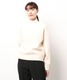 Te chichi | 片畦パールドットスタンドカラーニット(ニット/セーター)