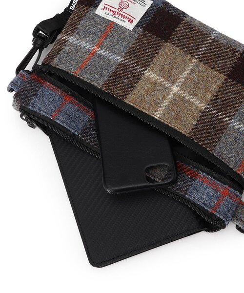 HARRIS TWEED（ハリスツイード）の「◆Harris Tweed ハリス ツィード 2wayサコッシュ ミニショルダー（ショルダーバッグ・レディース・チャコールグレー/ブラック/ベージュ・99）」の10枚目の写真