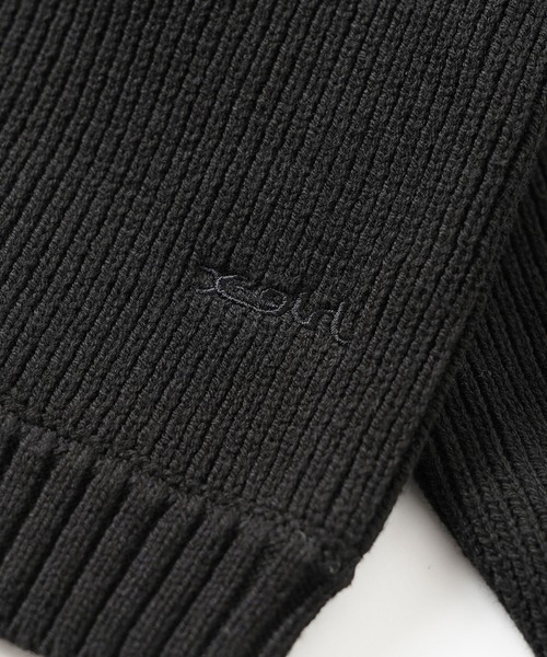 X-girl（エックスガール）の「CONTRAST KNIT CARDIGAN（カーディガン/ボレロ・レディース・ホワイト/ブラック・ONE SIZE）」の13枚目の写真