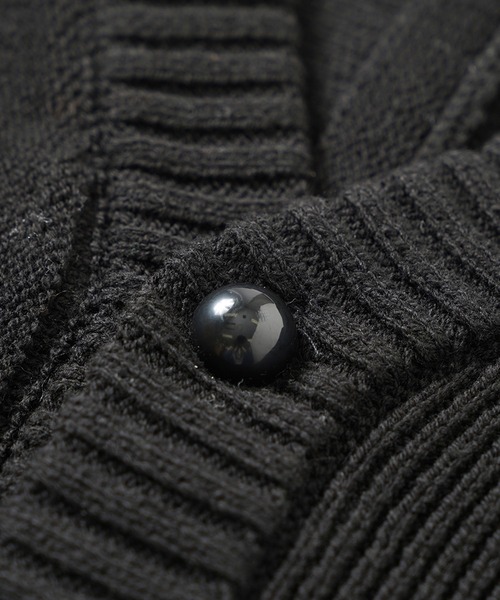 X-girl（エックスガール）の「CONTRAST KNIT CARDIGAN（カーディガン/ボレロ・レディース・ホワイト/ブラック・ONE SIZE）」の15枚目の写真