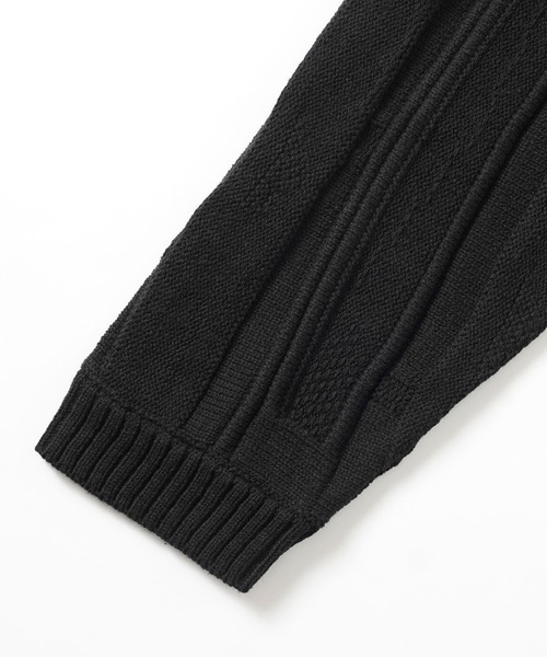 X-girl（エックスガール）の「CONTRAST KNIT CARDIGAN（カーディガン/ボレロ・レディース・ホワイト/ブラック・ONE SIZE）」の17枚目の写真