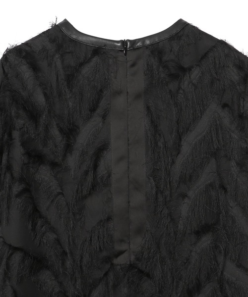 Kaon（カオン）の「KAON FOR ESTNATION / オーガンジーAラインワンピース（ワンピース・レディース・ブラック・FREE）」の2枚目の写真