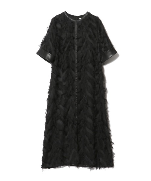 Kaon（カオン）の「KAON FOR ESTNATION / オーガンジーAラインワンピース（ワンピース・レディース・ブラック・FREE）」の5枚目の写真