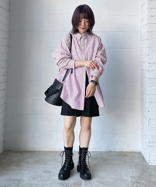 PAGEBOY（ページボーイ）の「リッチツイルセットアップショートパンツ（その他パンツ・レディース・アイボリー/グリーン系その他/チャコールグレー/ブラック・FREE）」の12枚目の写真