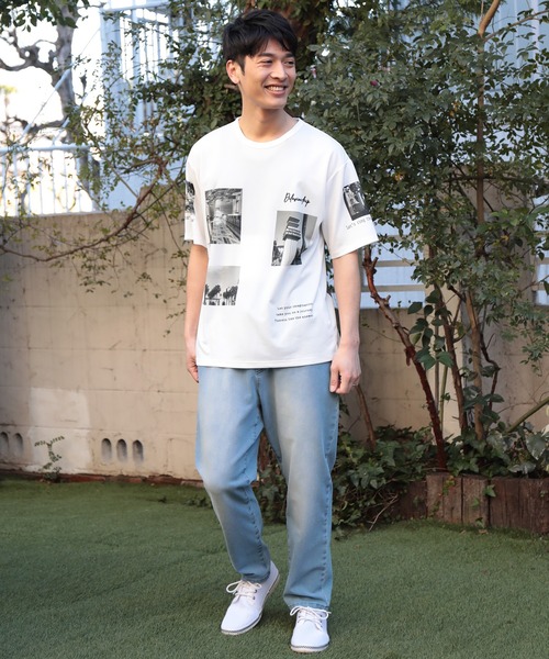UNION STATION(ユニオンステーション)の「メモリアルフォトプリントカットソー(Tシャツ/カットソー・メンズ・ホワイト/ブラック・LL/M/L)」の18枚目の写真